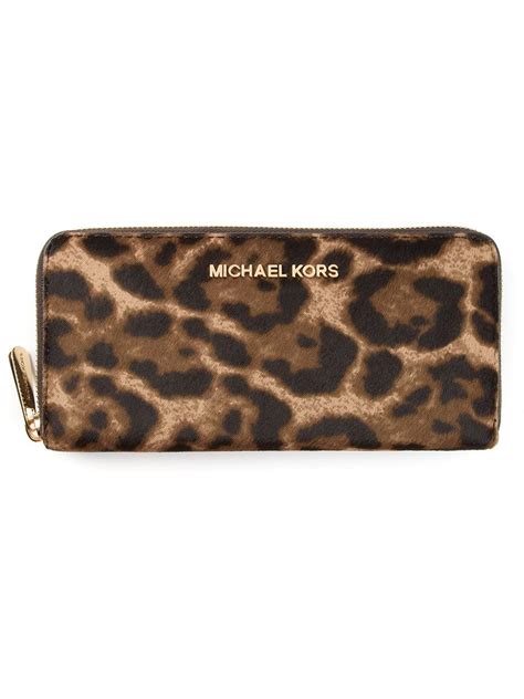 michael kors cheetah wallet